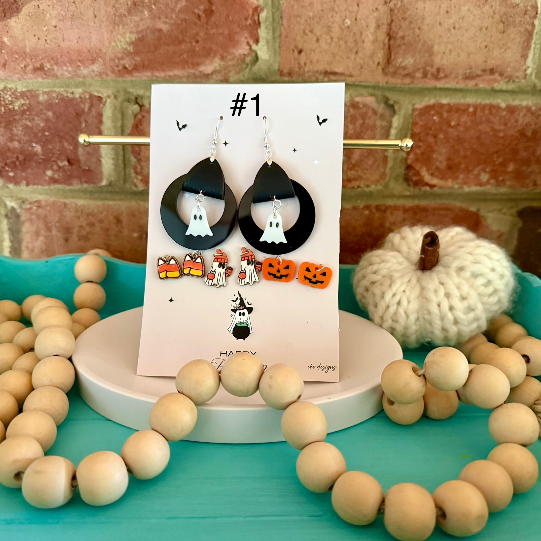 Spooky Sparkle – Interchangeable Earring Set - Image 2