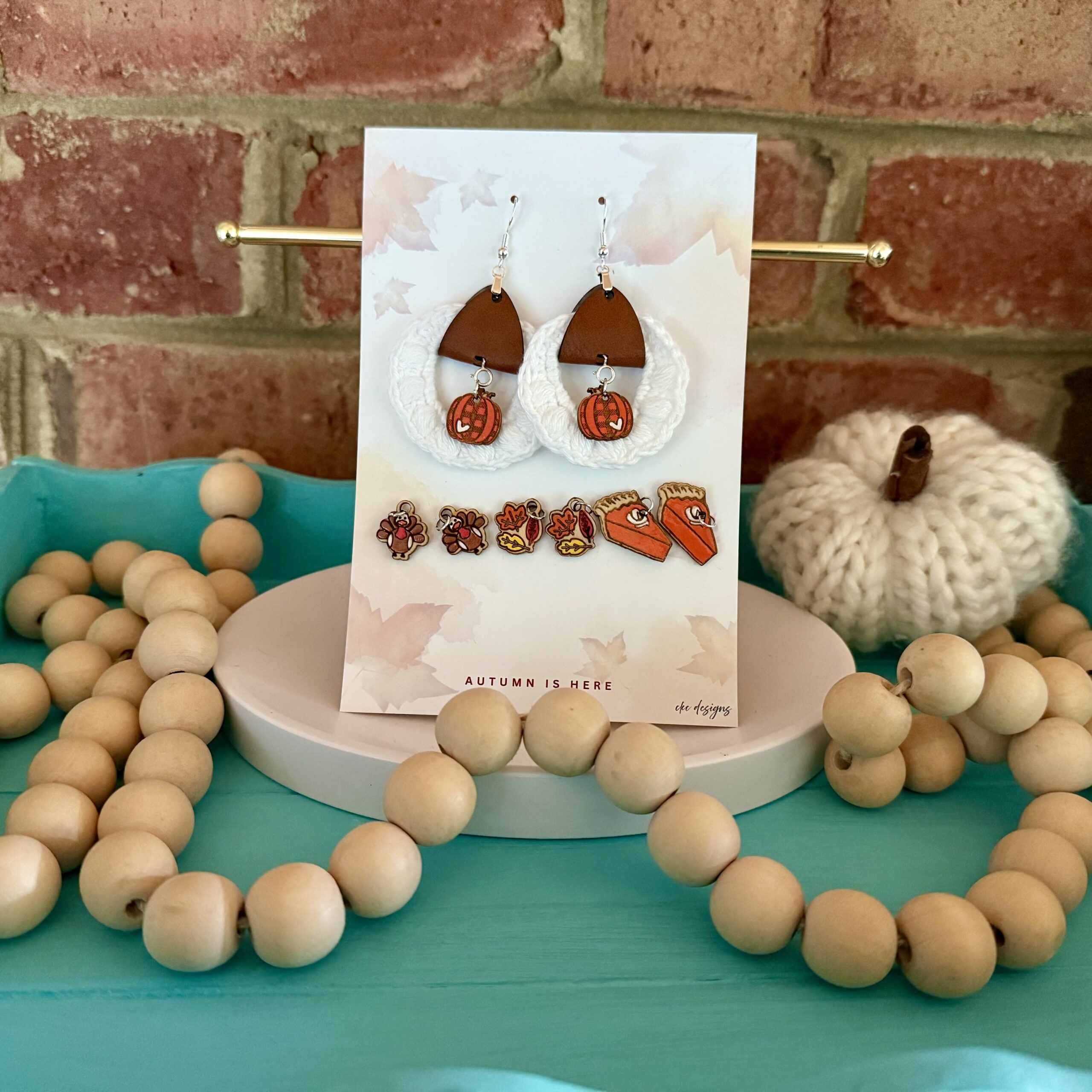 Harvest Charms – Interchangeable Earring Set