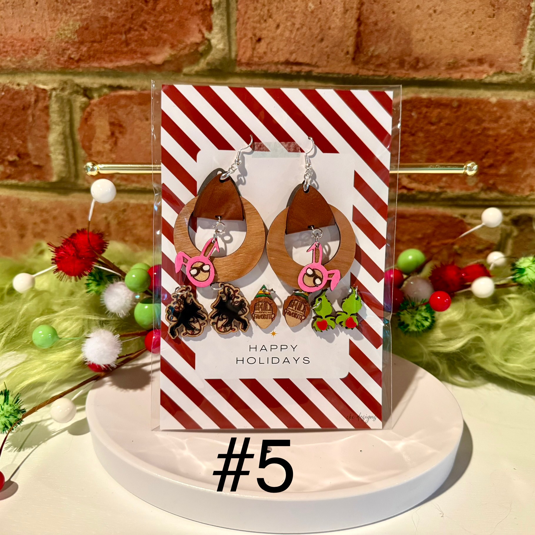 Holiday Charm Collection – Interchangeable Earring Set - Image 6